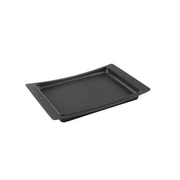 Lava 36x24 CM Siyah Döküm Dikdörtgen Servis Tabağı