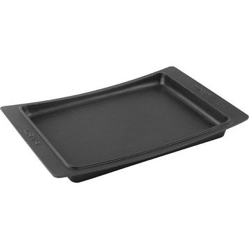 Lava 36x24 CM Siyah Döküm Dikdörtgen Servis Tabağı