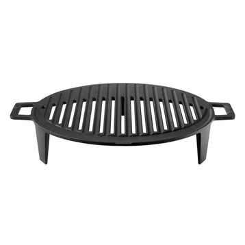 Lava Çift Kulplu 37 cm Döküm Döküm Mangal Izgarası
