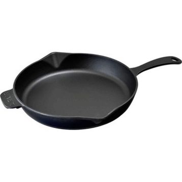Lava Demir Döküm 30 cm Metal Kulplu Yuvarlak Kızartma Tavası