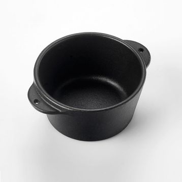 Lava Döküm Çap 8 cm Yuvarlak Sufle Sos Kabı