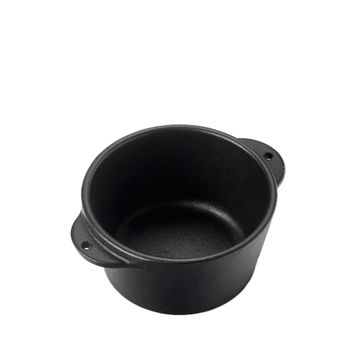 Lava Döküm Çap 8 cm Yuvarlak Sufle Sos Kabı