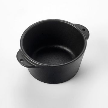 Lava Döküm Çap 8 cm Yuvarlak Sufle Sos Kabı