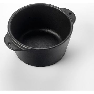 Lava Döküm Çap 8 cm Yuvarlak Sufle Sos Kabı