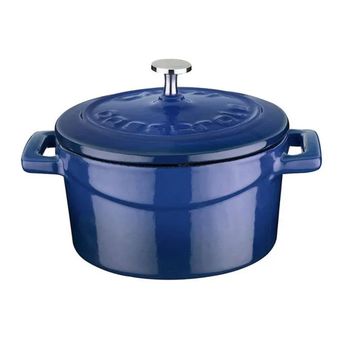 Lava Folk Serisi 10 cm Mavi Döküm Mini Tencere
