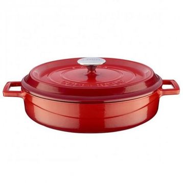 Lava LVYST24K2R 24 cm Kırmızı Döküm Yayvan Tencere