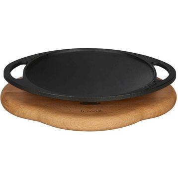 Lava Sac Kavurma Tavası Ve Ahşap Altlığı