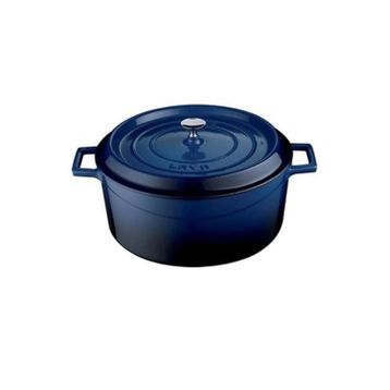 Lava Trendy Yuvarlak 20 cm Mavi Demir Döküm Derin Tencere