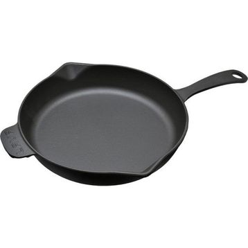 Lava Yuvarlak Tek Saplı Demir Döküm 30 CM Kızartma Tavası