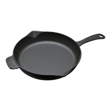 Lava Yuvarlak Tek Saplı Demir Döküm 30 CM Kızartma Tavası