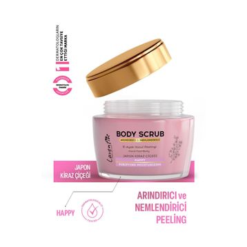 Laventin 250 ml Japon Kiraz Çiçeği Besleyici Arındırıcı Ve Nemlendirici Vücut Peelingi