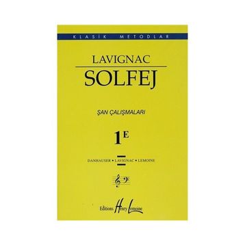 Lavignac Solfej 1E Küçük Boy - Danhauser Lavignac Henry Lemoine