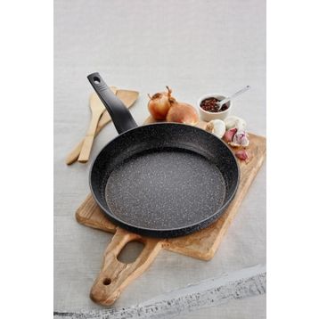 Lavonni 24 cm Siyah Granit Tava