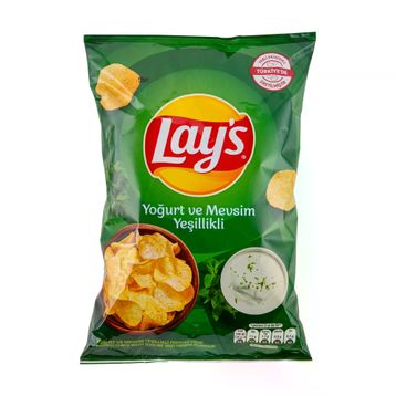 Lay’s 125 gr Süper Boy Yoğurt ve Mevsim Yeşillikli Patates Cipsi