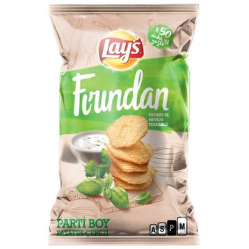 Lays Fırından Yoğurt ve Mevsim Yeşillikleri Çeşnili Parti Boy 134 gr Patates Cipsi