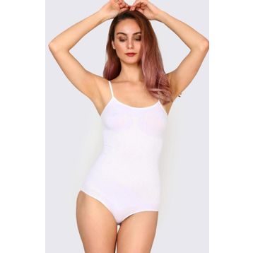 Layza Form 17500 Kadın İz Yapmaz İnce Askılı Mikro Elyaf Boy Body Korse