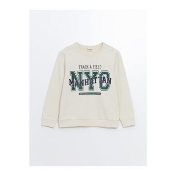 LC Waikiki 8W4007Z4 Erkek Çocuk Bisiklet Yaka Sweatshirt