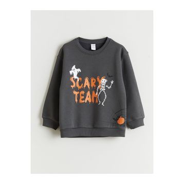 LC Waikiki 8W4007Z4 Erkek Çocuk Bisiklet Yaka Sweatshirt
