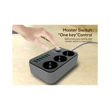 Ldnio SE3631 3 Priz + 6 Usb Akım Korumalı Priz