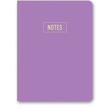 Le Color 14 x 20 cm Çizgili Mor Notes Mini Defter