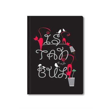 Le Color Çizgili Lastikli Tipogarfi İstanbul Mini Defter