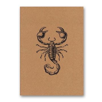 Le Color Kraft Düz Akrep Defter