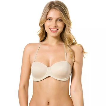Le Jardin 7042 Ten Sırt Şeffaf Straplez Sütyen