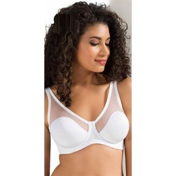 Le Jardin 9200 Beyaz Tüllü Toparlayıcı Soft Cup Kadın Sütyen