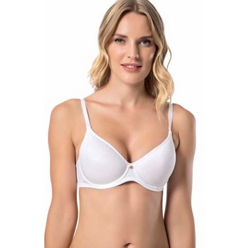 Le Jardin 9405 Beyaz C Cup Desteksiz Toparlayıcı Kadın Sütyen