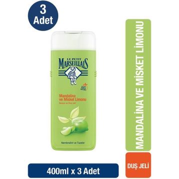 Le Petit Marseillais 3x400 ml Mandalina Limon Duş Jeli