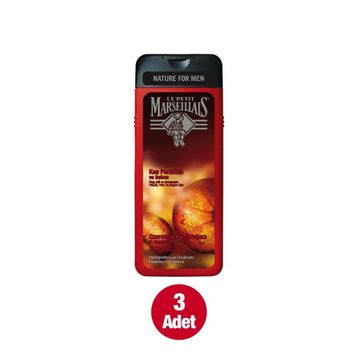 Le Petit Marseillais Kan Portakalı ve Safran 3x400 ml Erkek Duş Jeli