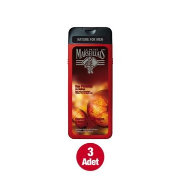 Le Petit Marseillais Kan Portakalı ve Safran 3x400 ml Erkek Duş Jeli