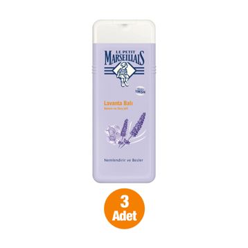 Le Petit Marseillais Lavanta Balı 3x400 ml Duş Jeli