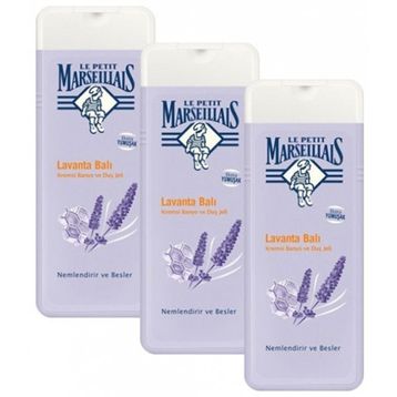 Le Petit Marseillais Lavanta Balı 3x400 ml Duş Jeli