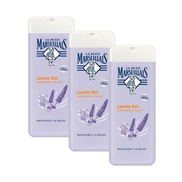 Le Petit Marseillais Lavanta Balı 3x400 ml Duş Jeli