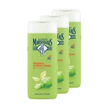 Le Petit Marseillais Mandalina ve Misket Limon 3x400 ml Duş Jeli