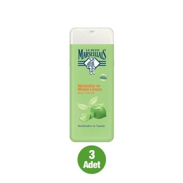 Le Petit Marseillais Mandalina ve Misket Limon 3x400 ml Duş Jeli