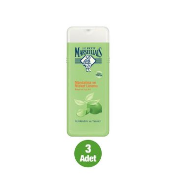 Le Petit Marseillais Mandalina ve Misket Limon 3x400 ml Duş Jeli