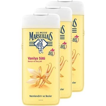Le Petit Marseillais Vanilya Sütü 3 Adet 650 ml Duş Jeli