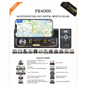 Leader fi Audio FR4000 Bluetooth Oto Teyp