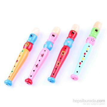 Learning Toys Ahşap Renkli Flüt