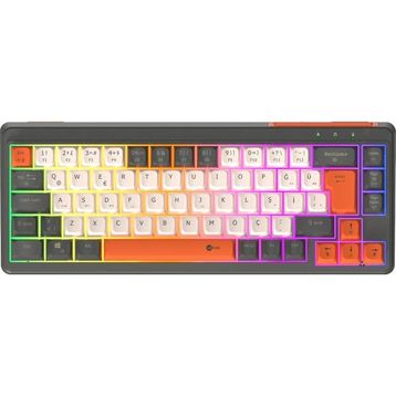 Lecoo GK680 3 Modlu RGB Membran Kablosuz Gaming Klavye