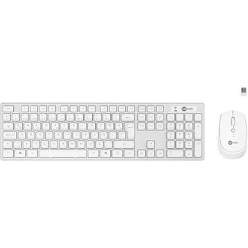 Lecoo KM2001 Beyaz Kablosuz Klavye Mouse Seti