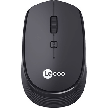 Lecoo WS202 Siyah Ergonomik Optik Kablosuz Mouse