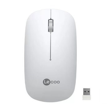 Lecoo WS214 1600DPI Beyaz USB Kablosuz Mouse