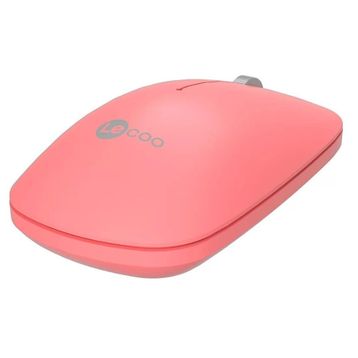 Lecoo WS214 Pembe Sessiz Ergonomik Optik Kablosuz Mouse