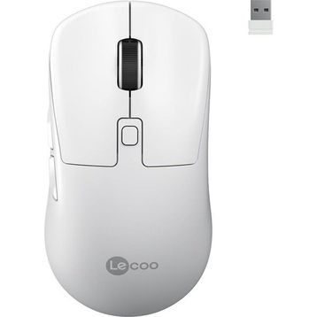 Lecoo WS216 Beyaz Ergonomik Optik Kablosuz Mouse