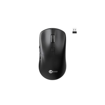 Lecoo WS216 Siyah Ergonomik Optik Kablosuz Mouse