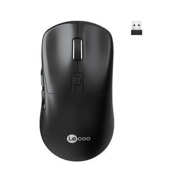 Lecoo WS216 Siyah Ergonomik Optik Kablosuz Mouse