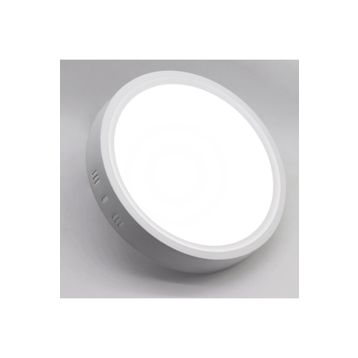 Led Tavan Spot Panel Yuvarlak Sıva Üstü 24 Watt Driverli Panel